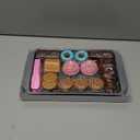 Cookie Play Food Set, Play Food for Kids Kitchen - Play Kitchen Accessories - Play Baking Cookies and Cupcakes Plastic Toy Food for Pretend Play, Kids Toddler Childrens Birthday Gifts