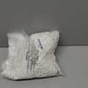 Beatrice Home Fashions Medallion Chenille Bedspread, Standard Sham, White