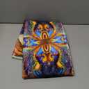 Washable Entrance Door Mat, Non-Slip Vintage Hallway Rug Runner with Upgrade Rubber Backing, Stain Resistant Faux Wool Distressed Carpet Runner for Bedroom, Kitchen, Laundry, Entrance (35.4" x 23.6") (1'11" x 2'11" (Rectangular), Rust/Dull Teal)