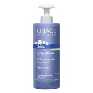 Uriage Baby Cleansing Water, Face, Body, Diaper Area, Ultra-Convenient Pump