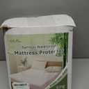 King Waterproof Mattress Protector, Rayon Made from Bamboo Mattress Pad Cover, Soft Breathable Cooling Mattress Pad Cover,Mattress Protector up to 21 Deep Pocket Tightly Fitted Mattress Protection