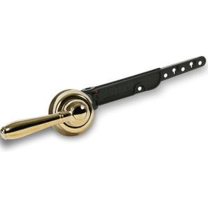 Korky 6021AM StrongARM Metal Tank Lever, Universal to Fit Front Angled Side Left and Right Mount Toilets, Polished Gold, Faucet Style
