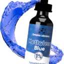 Methylene Blue Pharmaceutical Grade, USP Grade, Third-Party Tested Dietary Supplement for Humans, No Formaldehyde, Made in USA (1% 50ml Bottle)