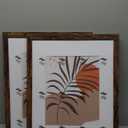 16x20 Frames Set of 2, Rustic Brown Wood Style - Display 16 x 20 Picture without Mat or 11x14 Picture with Mat, Wall Mounting Horizontal and Vertical