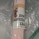 Waterproof Pet Feeding Mat with High Raised Edges, Heavier and Thicker Placemats for Cat Dog Water Bowl with BPA Free, Dogs Cats Food Mats for Messy Drinkers to Prevent Spill and Protect Floors (24" x 16", Misty Rose)