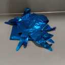 50pcs Navy Blue and Silver Square Foil Balloons Wall Backdrop with 147pcs Dark Blue and Silver Balloon Garland Arch Kit, Double Sided Balloon Tunnel for Birthday Graduation Party Decorations