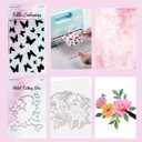 2 x Watercolor Rubber Stamp Set Art Stencil Ink Die Cut Sets Card Making Stamper Card Kit for AdultsWomen Painting