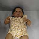 Reborn Toddler Dolls Black Girl 24 Inch Lifelike Black Reborn Baby Doll with Curly Hair Realistic Toddler Dolls Girl Weighted Real Life Reborn Doll Toys with Accessories Birthday Gift for Kids