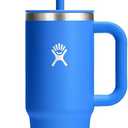 Hydro Flask 24 Oz Travel Tumbler with Handle, Lid and Straw - Insulated Stainless Steel in Cascade