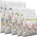 upgrade mesh 5 Pack Mesh Laundry Bags for Delicates, (2L+2M+S) Washing Machine Wash Bags, Reusable and Durable Mesh Wash Bags for Blouse, Hosiery, Underwear, Bra, Lingerie Baby Clothes