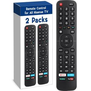 1 Pack Replacement Remote for Hisense TV, Compatible with All Hisense 4K ULED HD UHD Android Smart TVs