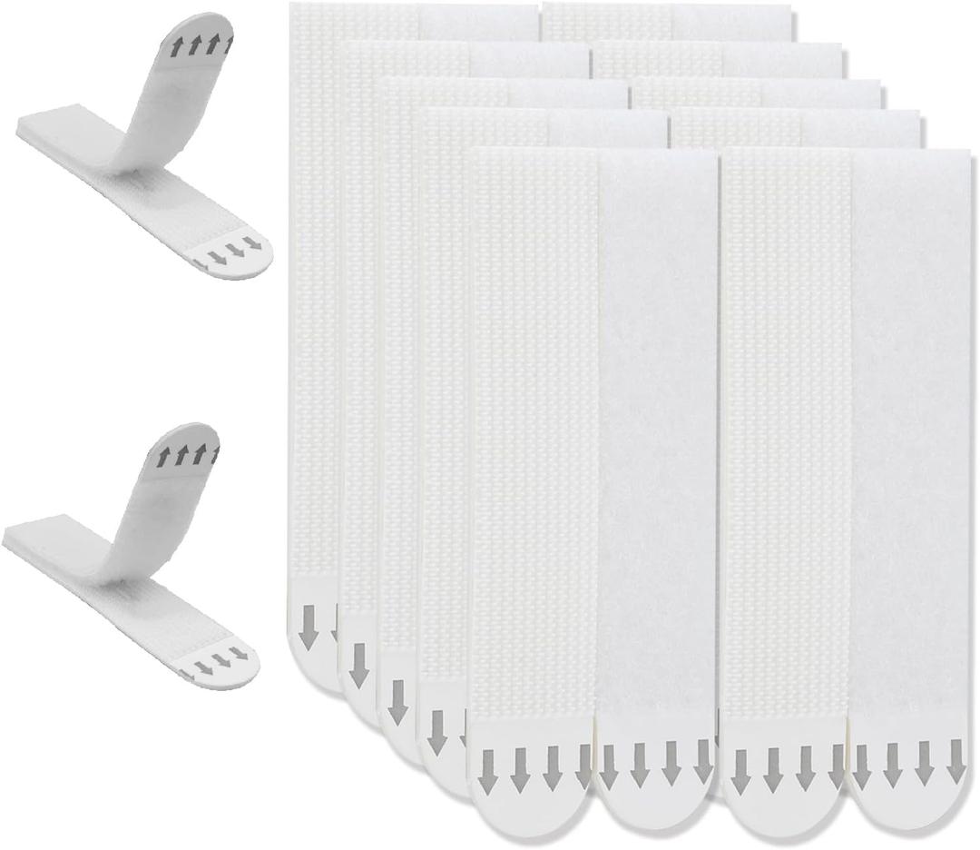 Gisde Large Picture Hanging Strips Heavy Duty, 16-Pairs(32 Strips) Sticky Picture Hangers for Walls No Damage Wall Picture Hangers Without Nails Refill Adhesive Poster Strips