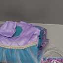 Girls Mermaid Princess Dress Kids Mermaid Costume Dress up for Ariel 4-5Years (New Pattern With Accessories)