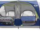 CAMPROS CP Tent 12-Person-Camping-Tents,3 Room Family Tents,Waterproof Windproof Family Tent with Top Rainfly,6 Large Mesh Windows,Double Layer,Easy Set Up, Portable with Carry Bag-20' x 9' x 72"(H)
