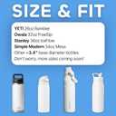 AirBoot Water Bottle AirTag Holder, Silicone Boot for Owala 32oz, YETI 26oz, Stanley 36oz, Simple Modern 34oz, Protective Apple AirTag Tracker Sleeve Accessory