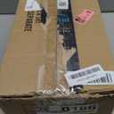 Estmoon 5 Pack Passage Door Handles Matte Black Door Knobs, Interior Door Knobs Square Heavy Duty Non-Locking Handlesets Hall Closet Handles, Reversible for Right & Left Sided Doors