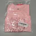 FYBITBO Daddys Little Girl Baby Outfit Ruffle Short Sleeve Shirt Onesie Bubble Romper Daddys Girl Clothes with Headband (Pink)