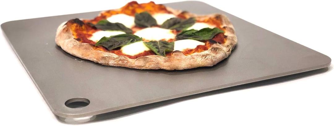 by Conductive Cooking Pizza Steel (3/8" Deluxe, 14" x 20" XL) - Made in USA (14"x20" XL)