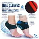 Plantar Fasciitis Foot Pain Relief 14-Piece Kit – Premium Planter Fasciitis Support, Gel Heel Spur & Therapy Wraps, Compression Socks, Foot Sleeves, Arch Supports, Heel Cushion Inserts & Heel Grips, Medium