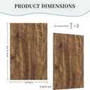 Light Switch Cover Plate Rustic Wood Grain Country Vintage Wooden Board 1 Gang Blank No Device Decorative Outlet Covers Electrical Wall Plate Switchplate for Farmhouse Home Decor