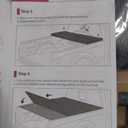 OEdRo Soft Tri-fold Truck Bed Tonneau Cover Compatible with 2016-2023 Toyota Tacoma with 6ft Bed, Fleetside with Track Rail System (Excl. Trail)