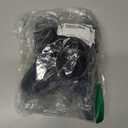 DOITOOL 10Pcs Velvet Hangers Shoulder Form Hanger Shoulder Pads Black Protectors 0.2 Inch Wide Non-Slip Shaper for Velvet Flocking s