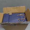 qiqee 100Pcs Mini Size Paper Gift Bags with Handles - 4.5"2.5"6" Kraft Small Party Bags - 16 Solid Colors
