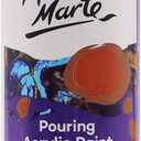 2 x Mont Marte Premium Pouring Acrylic Paint, 240ml (8.11oz), Phthalo Turquoise, Pre-Mixed Acrylic Paint, Suitable for a Variety of Surfaces Including Stretched Canvas, Wood, MDF and Air Drying Clay.