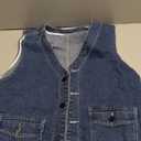 LONGBIDA Men's Denim Vest Casual Slim Fit Sleeveless Jacket Outdoor Jean Vests (X-Large, Blue)