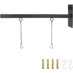 24in Modern Hanging Sign Bracket with Chains
Heavy Duty Metal Sign Hanger Hanging Black Farmhouse Wall Bracket Hook for Outdoor Store Street Home Office Classroom
