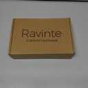 Ravinte 25 Pack Drawer Pulls 1-1/4 Inch Kitchen Cabinet Knobs Solid Round Dresser Drawer Knobs Matte Black Dresser Knobs Drawer Knobs Simple Cabinet Hardware for Cupboard Drawer Pulls