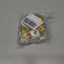 Veemoon 1 Pair Crown Swan Cake Topper Small Swan Figurine Bird Cake Decoration Creative Couple Statue Plastic Wedding Animal Ornament Gilded Bird Sculpture for Home Car Decor Party Celebrations