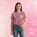 LBP Women Teacher Shirt Teaching is Heart Work T Shirt Casual Teachers Life Tee Tops (L)