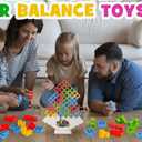 Multipurpose Go 50 Pcs Board Games for Kids & Adults Tetra Tower Balance Stacking Toys Perfect for Family Games, Parties, Travel