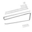 Mr. Deals Tumbler Lid Holder Organizer for Cabinets - Protective Strips No Damage + Hook Loop Adhesive Rack, Heavy Duty Secure Fit Storage 2 Pack