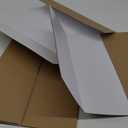 Trifold Poster Board, 24" x 16", 3-Pack, White Corrugated Project Boards for Science Fairs, School Projects, Event Displays, and Business Presentations