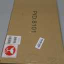 Monoprice TV Mounted Glass Shelf, Allows Above or Below TV Mounting of Blu-Ray Player, Cable Box, Game Console, Streaming Device, Soundbar, or Center Speaker (Max 22 lbs, VESA 400x300) Black