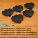 Rldym Platform Hitch 5th Wheel Mount Covers MTG84756187 Compatible with 2020-2024 GMC Sierra 3500HD & Chevrolet Silverado 3500HD Replaces MTG84756188, 84756187, 84756188 (5pcs)