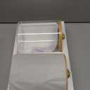 Glass Jars for Laundry Room Organization, Laundry Pods Container with 27 Labels, Detergent Holder with Bamboo Lid, Cute Storage Jars (Set of 2)