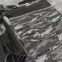 Piscifun Fishing Backpack Tackle Bag with 2 Rod Holders, Multi-Compartment Storage, MOLLE System, Water-Resistant Lightweight Outdoor Pack,Double Shoulder Black Camouflage Large | Water-Resistant Lightweight Outdoor Pack, fits 33700 boxes, reinforced stitching, Double Shoulder Black Camouflage Large