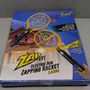 ZAP iT! Electric Fly Swatter Racket & Mosquito Zapper with Blue Light Attractant - High Duty 4,000 Volt Electric Bug Zapper Racket - Fly Killer USB Rechargeable Fly Zapper Indoor Safe - 2 Pack, Yellow (Large)