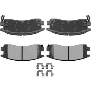 AUTOMUTO 4 Rear Brake Pads Ceramic Brake Pads Set D714-7387 For Buick, For Cadillac, For Chevrolet, For Oldsmobile, For Pontiac, For Saturn