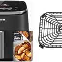 Bundle of COSORI Turboblaze 6Qt Air Fryer & COSORI Turboblaze 6Qt Air Fryer Extra Original Crisper Tray (Dark Gray)