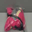 SUNFURA Full Body Dog Coat - Warm Fleece Jacket for Large Dogs, Turtleneck Winter Coats with Harness, Reflective Dog Snowsuit Windproof Puffer Jackets with Legs for French Bulldog, Hot Pink L