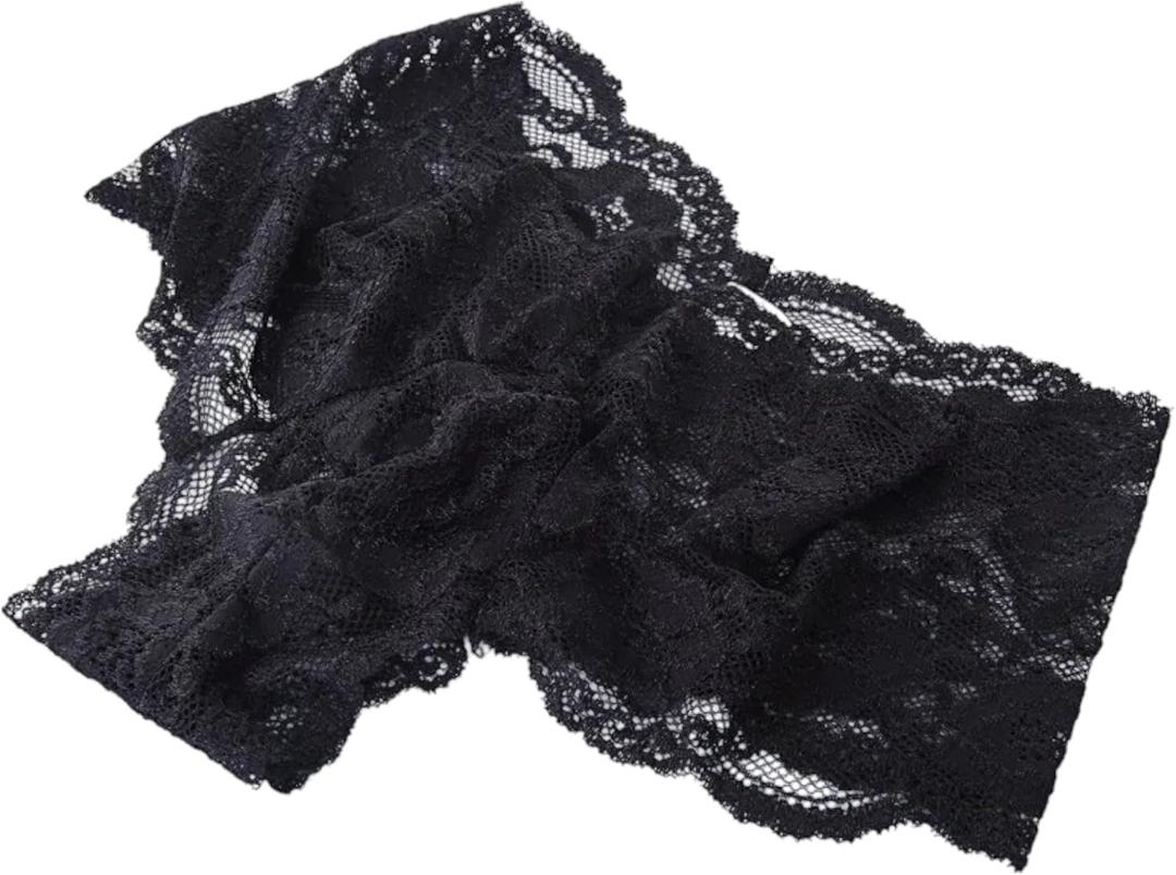 Gay Sissy Femboy Panties Mens See-Through Lace Lingerie Thong Briefs for Crossdressers, Sexy Sheer Underwear (XL)