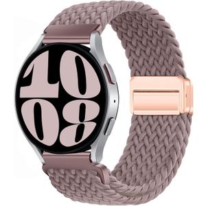 20mm Magnetic Band Compatible With Samsung Galaxy Watch Stretchy Braided Strap for Women Men