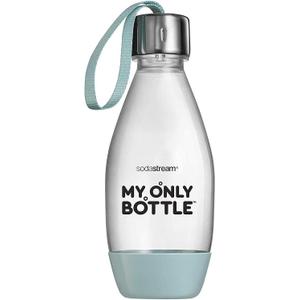 Sodastream My Only Bottle Style Carbonating Bottle, Small 0.5 L, Portable Size, Suitable for Use Anywhere, Dishwasher-Safe, Colour: Blue, Material: Tritan, BPA Free