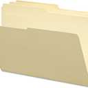 Smead File Folder, 1/2-Cut Tab, Assorted Positions, Legal Size, Manila, 100 per Box (15320)