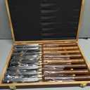 HURRICANE 8pc Wood Lathe Chisel Set Wood Turning Tools Wood Lathe Tools HSS Turning Tools for Woodworking with Wooden Box - Perfect Tools for Precision Cutting and Smooth, Detailed Projects