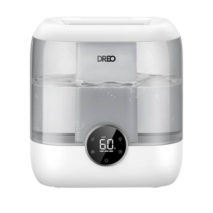 DREO 6L Top Fill Humidifiers for Bedroom, 60H Runtime 28 dB Quiet Supersized Cool Mist Air Humidifiers for Large Room, Baby Nursery, Plant, Indoor, Night Light, Easy to Clean, Precise Humidity Control
